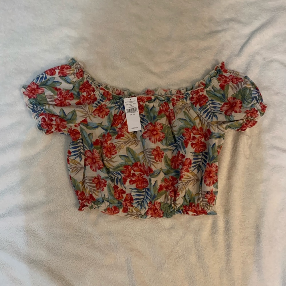 Floral crop top from American Eagle